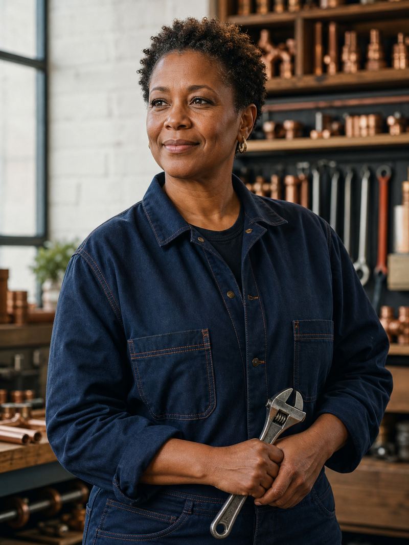 Dee Whitfield, master plumber